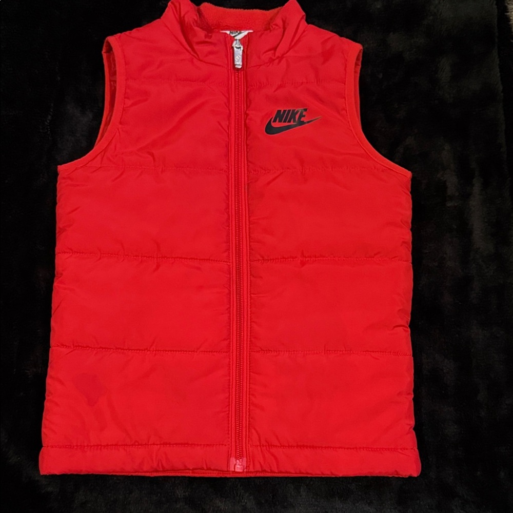 Nike Bright Red Quilted Vest